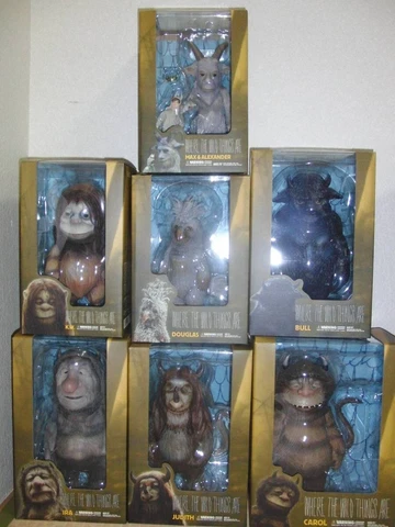Medicom Toy Where the Wild Things Are VCD Figure Doll 7pcs Complete Set MINT Cover