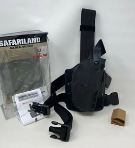 Safariland® 7304 7TS™ ALS/SLS® Level-3 RH Leg Rig Black Holster, BERETTA 92 & M9 - Picture 1 of 12