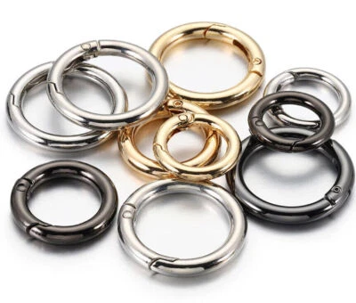 Carabiner Snap Hook Clip O-Ring Karabiner Keychain Keyring Key Ring Clips Clasp - Image 1 of 4