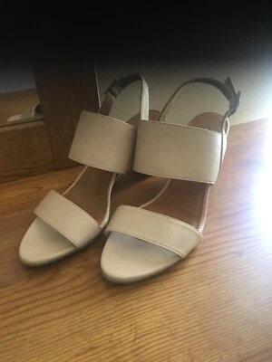 Sandalias de vestir Aquatalia Shani Nappa tacón bloque zapatos talla 9,5 Foto 1 de 4