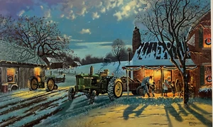 Dave Barnhouse The Warmth Of Home Signed And Numbered With Certificate - Picture 1 of 4