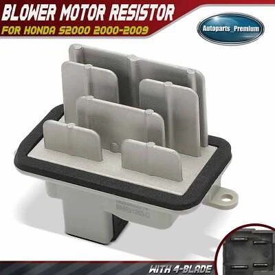 Resistencia del motor del ventilador del calentador para Honda S2000 2000 2001-2009 4 palas 79330S2A003 Foto 1 de 4