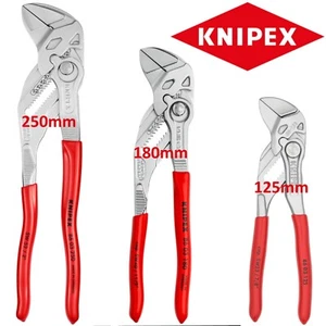 Knipex 3-teiliges Zangenschlüssel-Set 125 mm 180 mm 250 mm Wasserpumpengriffe 00 19 55 S6  - Bild 1 von 3