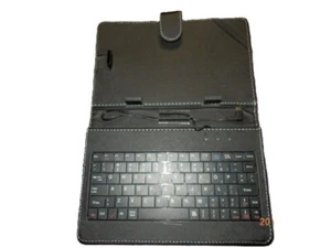 (38) -housse tablette noire + clavier - - Photo 1/5