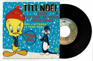 Titi Et Sylvester 45 Runden Tout Ce Que Je Veux Für Weihnachten Noel C Eis - Picture 1 of 2