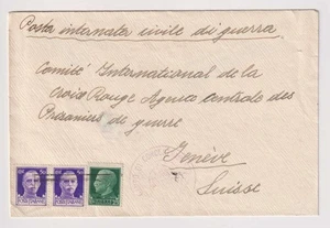 E5375: 1940's Italy Concentration Camp Censored Cover - Picture 1 of 2