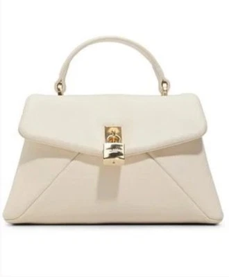 Ted Baker London Poppy Top Handle Satchel Bag Natural Cream White Leather NEW - Image 1 of 4
