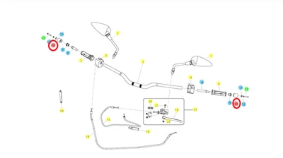 Bilanciere originale Benelli 302S 752S BN 251 Leoncino 500 - Immagine 1 di 4