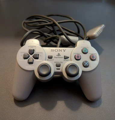 PS1 Dual Analog Controller Pad SCPH-1150 - Tested & Working. Tight joysticks. - Image 1 of 4