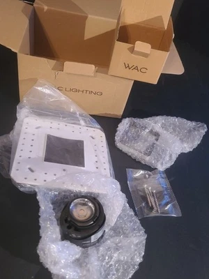 WAC R2ASWL-A927-WT 2" Cuadrado Lavado de Pared LUZ LED Lente Carcasa Sin Bordes BLANCO Foto 1 de 4