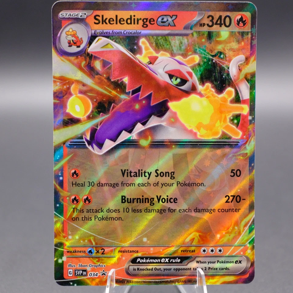 Skeledirge ex - 034 Promo SVP SV: Scarlet & Violet Promo Cards Pokemon TCG NM - Image 1 of 2