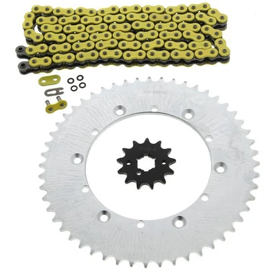 Cadena y piñón de junta tórica amarilla Yamaha 1991-1996 WR250 / 1987-90 YZ250 13/52 116L Foto 1 de 4