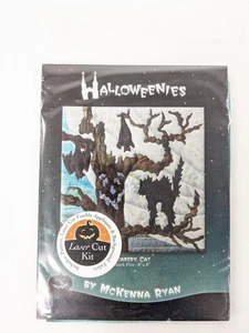 Halloweenies Pieced Quilt Pattern Scaredy Cat McKenna Ryan Block Five - Picture 1 of 2