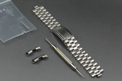 [Near MINT] Vintage Omega 1118 18mm Stainless Steel Bracelet 067 End Link JAPAN - Image 1 of 4