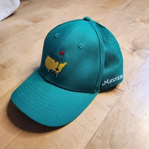 Gorra Masters Golf Torneo Sombrero Verde Ajustable Snapback OSFA - Imagen 1 de 8