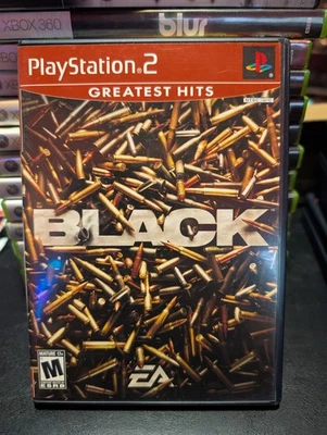 Negro - Sony PlayStation 2 - Grandes éxitos - Con manual - Probado Foto 1 de 4