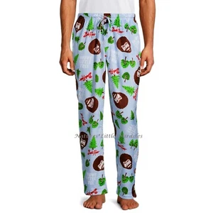 Bob Ross Mens Pajamas Pants Size S M LARGE Happy Little Trees Painter Womens NWT - Picture 1 of 3