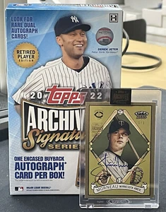 Justin Morneau 2022 Topps Archives Signature Series RPE Encased 1/1 (+ Orig Box) - Picture 1 of 5