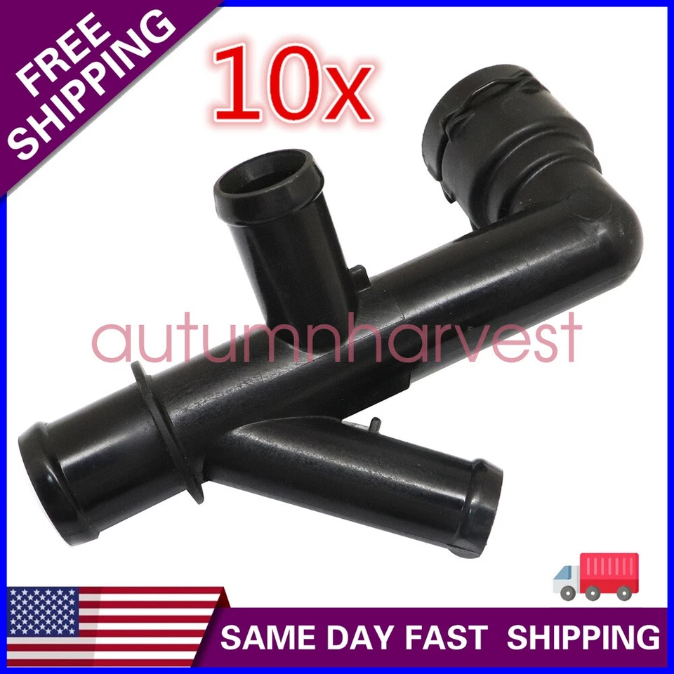 Par de manguera de tubo de refrigerante para Volkswagen Jetta Beetle Passat 2014-2017 10x Foto 1 de 4