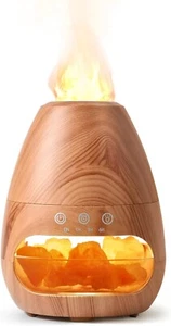 Flame Diffusers & Himalayan Salt Lamp Aromatherapy Diffusers – 200 ml Ultrasonic - Picture 1 of 7