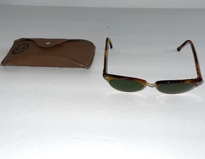 Gafas de sol Ray Ban B&L W1265 ovaladas Club-Master marco tortuga lentes verdes - Imagen 1 de 12