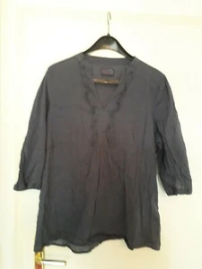 Bluse, blau, Größe 48 - Bild 1 von 4