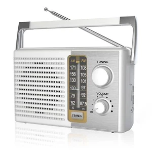 Yewrich AM/FM Portable Radio Battery & AC Powered Best Reception with Headph... - Picture 1 of 7