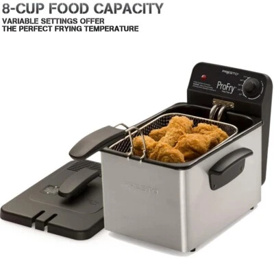 Fritadeira Presto 05466 aço cesta dupla Profry - Imagem 1 de 4