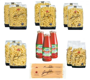 GAROFALO FAMILY BOX KIT 12 CONFEZIONI DI PASTA DA 500gr + 3 PASSATA DI POMODORO - Imagen 1 de 7