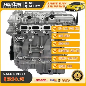 Long Block Engine Assembly For 08-23 GM BUICK Cadillac CT5 GL8 NVISION LTG 2.0T - Picture 1 of 6