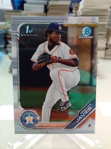 2019 1st Bowman Chrome Christian Javier RC #BCP-32 - Picture 1 of 2