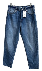 Forever 21 Damen Premium High Rise Relaxed Fit Tapered Leg Mom Jeans Größe 29 - Bild 1 von 10