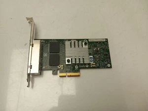 Tarjeta adaptadora HP 4 cuatro puertos Gigabit Ethernet PCI-E 593720-001 593743-001 - Imagen 1 de 5
