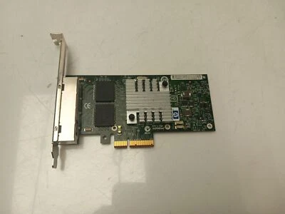 HP 4 Quad Port Gigabit Ethernet PCI -E Adaptor Card 593720-001 593743-001 - Image 1 of 4