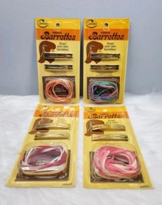 Vintage Lot 1981 Goody Barrettes Braid Your Own Ribbon Set Of 4 **Sealed** - Picture 1 of 11