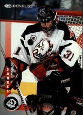 1997-98 Donruss Buffalo Sabres Hockey Card #51 Steve Shields RC