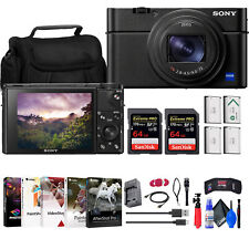 Sony Cyber-shot DSC-RX100 VII Digital Camera + 2 x 64GB Card + More