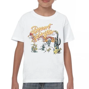 Desert Drifter Youth T-shirt Vintage Boho Desert Vibe Southwest Cactus Kids - Picture 1 of 50