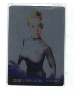 Star Trek Voyager Heroes Villains metal archive exclusive card BG10 7 of 9 8/100 - Picture 1 of 1