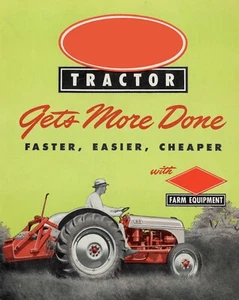 Tractor agrícola Ford Deaborn hace más folleto de ventas en color serie N - Imagen 1 de 9