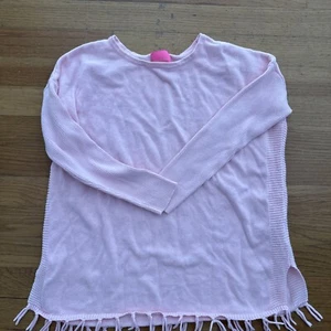 Lilly Pulitzer GIRLS Mini Ramona Caftan Sweater Coastal Pink Soze L (8-10) - Picture 1 of 4