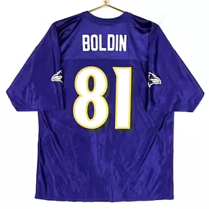 Baltimore Ravens Anquan Boldin Jersey Large Purple Nfl Football - Picture 1 of 4