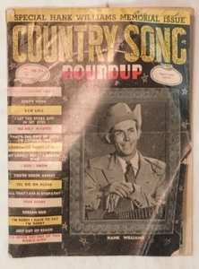 Vintage 1953 COUNTRY SONG ROUNDUP #24 Magazine - HANK WILLIAMS Memorial Issue - Picture 1 of 8