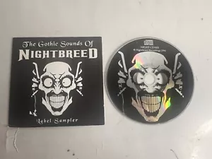 CD: The Gothic Sounds Of Nightbreed label sampler 1996 NIGHT CD 010 Disc & Book - Imagen 1 de 4