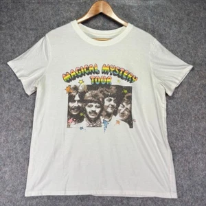 THE BEATLES Band Shirt Size XL Magical Mystery Tour White - Picture 1 of 7