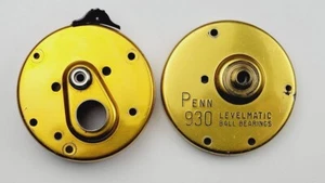 Piezas de carrete Penn Levelmatic - Juego de placas de oro 930, excéntrico, palanca, cojinete (A) - Imagen 1 de 8