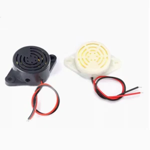 Anillo continuo alarma de decibelios altos Active Buzzer SFM-27 DC 3V-24V negro blanco - Imagen 1 de 8
