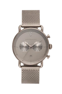 Paul Valentine Deserta 40mm Reloj Hombre Beige Malla Acero Inoxidable - Nuevo - Imagen 1 de 1