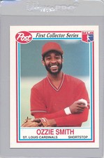 1990 Post Oversized 2.75 X 3.75 Inch #6 Ozzie Smith Super Rare!