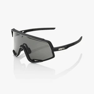 100% Glendale Soft Tact Black Sunglasses, Smoke Lens - Bild 1 von 3